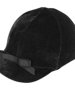 Rider Helmet Cover with Bow Black