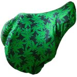 Stretchy Saddle Cover with Prints Live Leaf