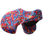 Stretchy Saddle Cover with Prints Entwined - Image 2