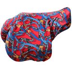 Stretchy Saddle Cover with Prints Entwined