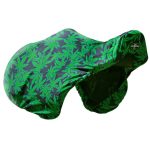 Stretchy Saddle Cover with Prints Live Leaf - Image 2