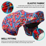 Stretchy Saddle Cover with Prints Entwined - Image 4