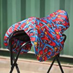 Stretchy Saddle Cover with Prints Entwined - Image 5