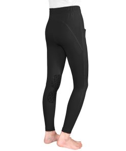 Alternative view of Harrison Howard Kids Equestrian Breeches Schooling Tights for Kids HLSK401C
