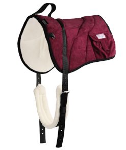 Bareback Riding Pad Burgundy