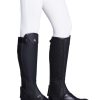 Suede Horse Riding Half Chaps - Black