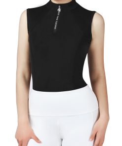 Harrison Howard Equestrian Shirts for Women Sleeveless Lightweight Quick-Dry HTSS415