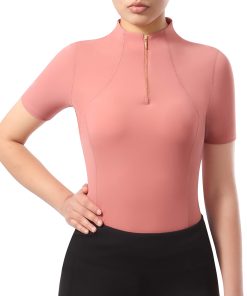 Harrison Howard Equestrian Tops for Women Short Sleeve HTSS410