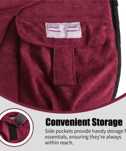 Alternative view of Bareback Riding Pad Burgundy