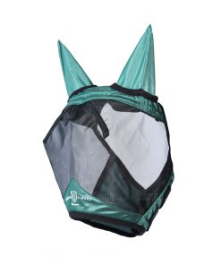 Alternative view of Harrison Howard Pro Luminous Horse Half Face Fly Mask Large Eye Space
