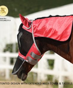 Alternative view of Harrison Howard Pro Fly Mask with Extended Neck Cover