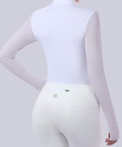 Alternative view of Harrison Howard Women's Horse Riding Shirt Spliced Shoulder HTSS417