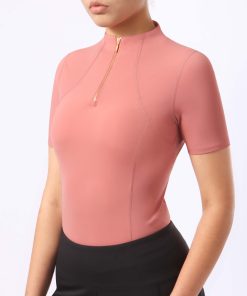 Alternative view of Harrison Howard Equestrian Tops for Women Short Sleeve HTSS410