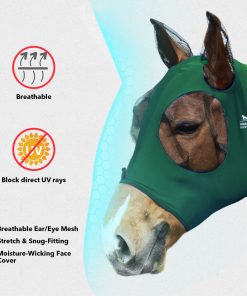 Alternative view of Harrison Howard Super Comfort Stretchy Fly Mask Large Eye Space