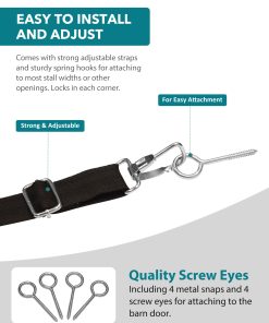 Alternative view of Harrison Howard Stall Guard for Horse Barn