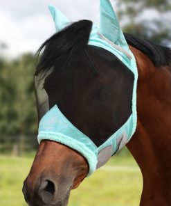 Harrison Howard Horse Fly Mask with Extra Wool Soft Touch on Skin