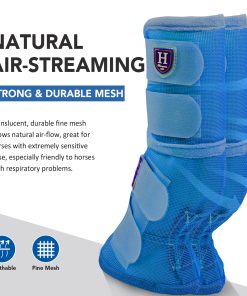 Alternative view of Harrison Howard Horse Leg Guard Stomp Reduction Hook and Loop Closures Rubbing Prevention Set of 4