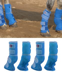 Harrison Howard Horse Leg Guard Stomp Reduction Hook and Loop Closures Rubbing Prevention Set of 4