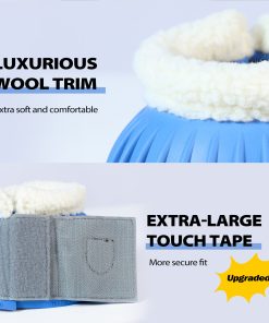 Alternative view of Harrison Howard Rubber Pull-on Bell Boots with Fleece Lining and Extra-Large Leather Touch-Close Tape Hoof  in Pairs  ?