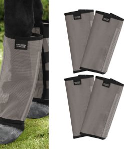 Harrison Howard Loose Fitting Fly Boots Extra Tough Mesh Ventilated Set of 4