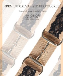 Alternative view of Harrison Howard Elastic Horsebit Belt Horse Riding Belt w/Lace 01