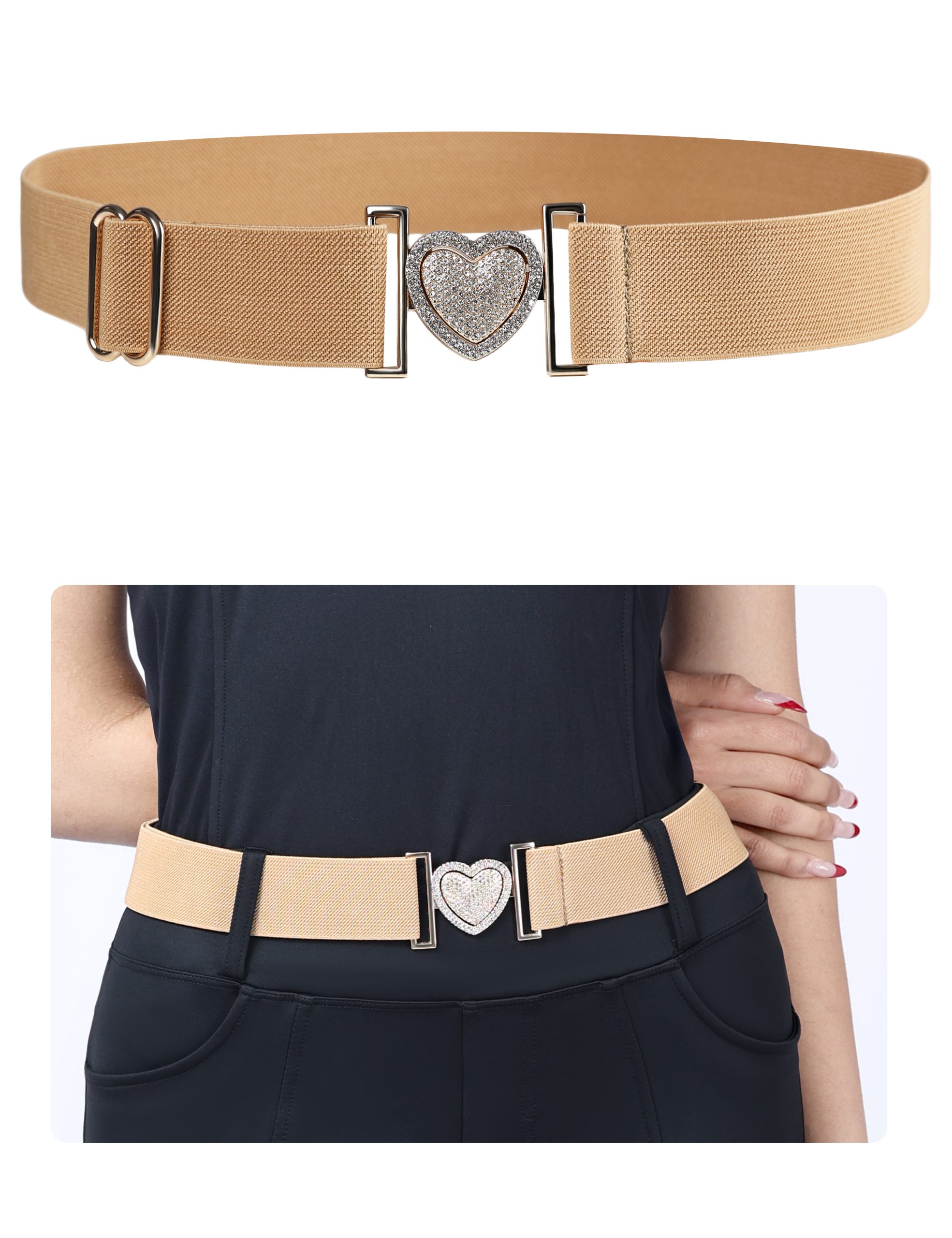 Glamour Heart Beige