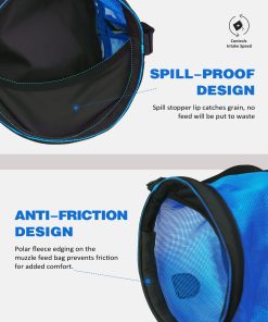 Horse Feed Bag With Padded Neck Strap