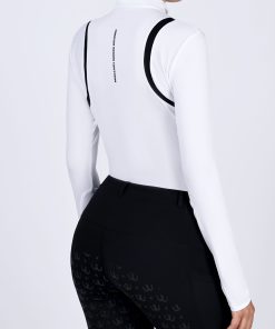 Alternative view of Harrison Howard Horse Riding Shirts for Women Horse Riding Top 1/4 Zip Design HTSS416+