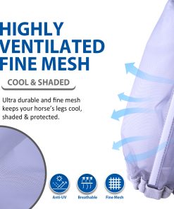 Alternative view of CareMaster Horse Leggings Fine Mesh  Breathable Horse Boots(Set of 4)