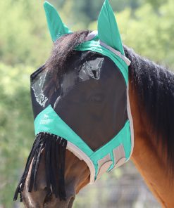 Harrison Howard Horse Fly mask with Ears and Nose Fringe