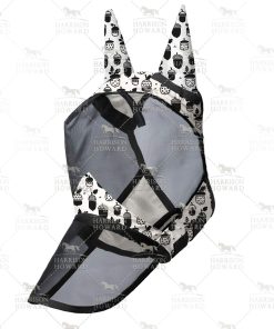 Alternative view of Harrison Howard LumiVista Horse Fly Mask Long Nose with Ears UV Protection