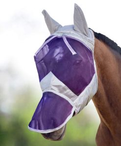 Harrison Howard Horse Fly Mask Long Nose with Ears Full Face Color Blocking