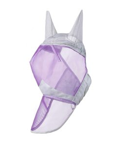 Alternative view of Harrison Howard Horse Fly Mask Long Nose with Ears Full Face Color Blocking