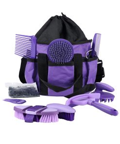 Harrison Howard Horse Grooming Kit 9-Piece Equine Care Series Horse Brush Other