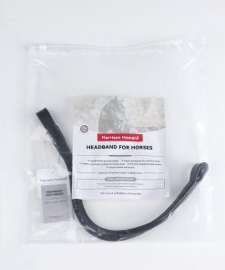 Harrison Howard Headbands for Horses Equestrian Browband with Rhinestones Bling Headband for Horses  Black