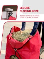 Harrison Howard Premium Durable Horse Hay Bag Slow Feed 3pcs - Image 4