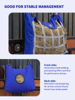 Harrison Howard Slow Feed Hay Bag Waterproof Fabric Large Capacity Horse Tote 3pcs - Image 3