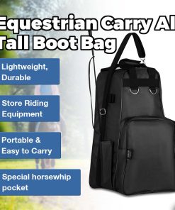 Alternative view of Harrison Howard Equestrian Pack Equipment Multi-Functional Carry Bag for Boots Helmet Horsewhip