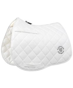 Harrison Howard All Purpose Saddle Pad for Horse Riding Non-Slip Suede English Saddle Pad Soft Cushioning for Horse Back