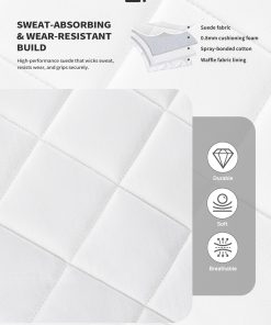 Alternative view of Harrison Howard All Purpose Saddle Pad for Horse Riding Non-Slip Suede English Saddle Pad Soft Cushioning for Horse Back