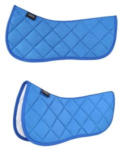 Harrison Howard Half Saddle Pad for Horses, Breathable Shock Absorbing English Saddle Pad for Jumping, Training & Eventing