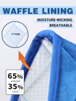 Harrison Howard Half Saddle Pad for Horses, Breathable Shock Absorbing English Saddle Pad for Jumping, Training & Eventing - Image 2