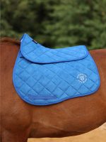 Harrison Howard Half Saddle Pad for Horses, Breathable Shock Absorbing English Saddle Pad for Jumping, Training & Eventing - Image 6
