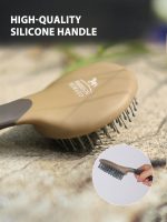 Harrison Howard 7 Pieces Horse Grooming Kit Horse Bathing Supplies Brushes for Grooming with Convenient Organizer Tote - Image 4