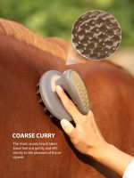 Harrison Howard 7 Pieces Horse Grooming Kit Horse Bathing Supplies Brushes for Grooming with Convenient Organizer Tote - Image 6