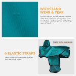 Harrison Howard 600 Denier Splash-Resistant Protective Saddle Cover Protection from Scratches - Image 3