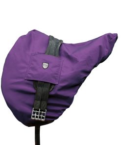 Harrison Howard Premium English Saddle Cover,Waterproof/Breathable Fleece-Lined Long-Lasting Outer Damage Protection All-Purpose Saddle Cover
