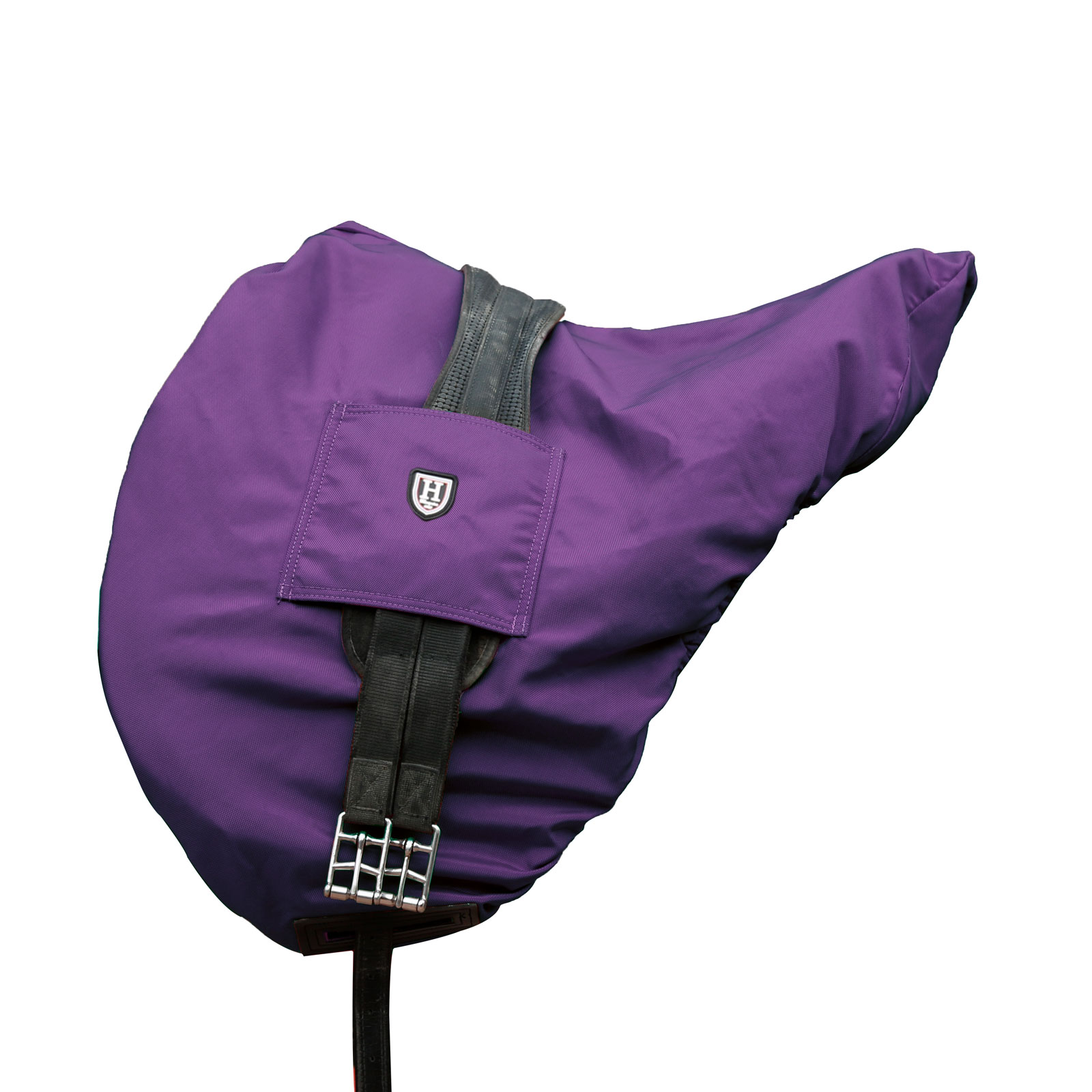 1 Harrison Howard Premium English Saddle Cover,Waterproof/Breathable Fleece-Lined Long-Lasting Outer Damage Protection All-Purpose Saddle Cover - Image 1