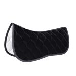 Harrison Howard Half Pad for English Saddle, Soft Breathable Velvet Horse Saddle Pad Non-Slip Cushioning for Horseback