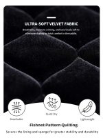 Harrison Howard Half Pad for English Saddle, Soft Breathable Velvet Horse Saddle Pad Non-Slip Cushioning for Horseback - Image 3